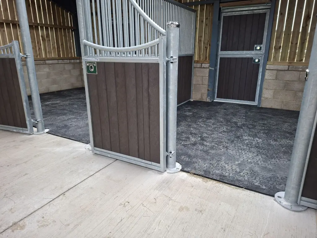 close up of stable flooring