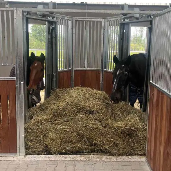auto feeders built into stables for 2 horses auto feeders built into stables for 2 horses