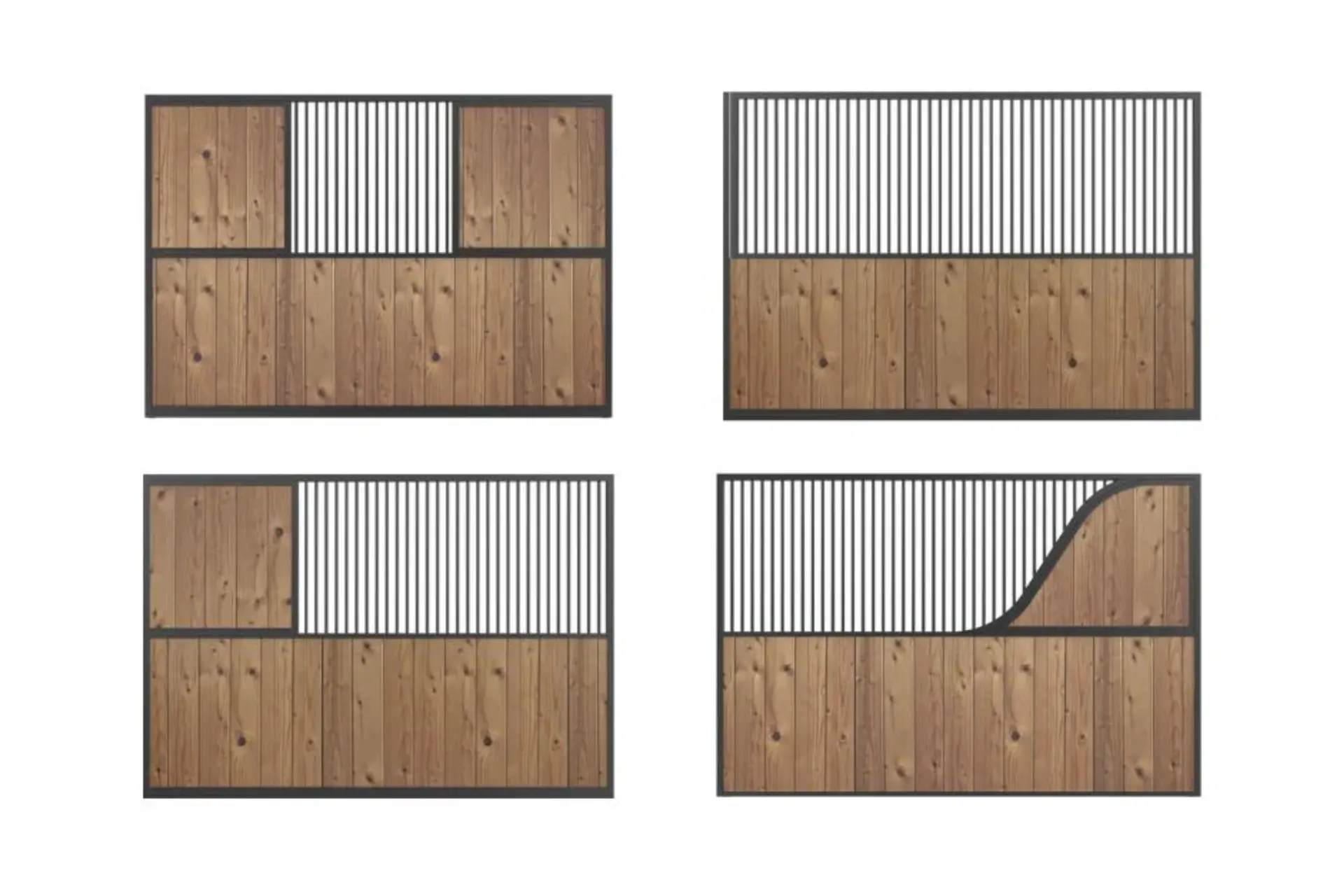 horse stable divider styles
