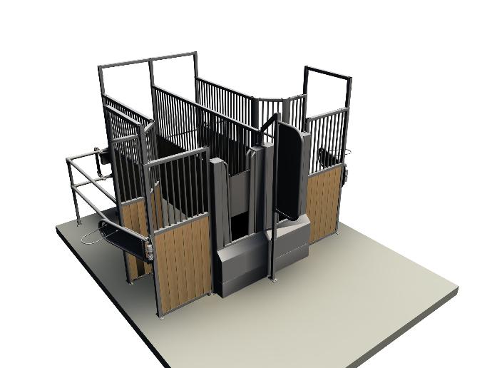Forage feeding station double automatic Exclusive Forage feeding station double automatic Exclusive