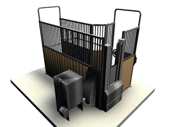 Combi Exclusive forage and concentrate automated horse feeder Combi Exclusive forage and concentrate automated horse feeder