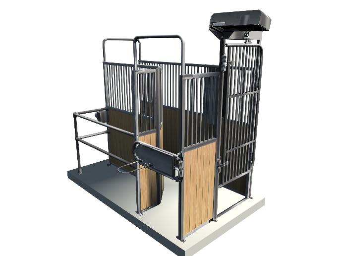 Selection system exclusive for horses access to areas Selection system exclusive for horses access to areas