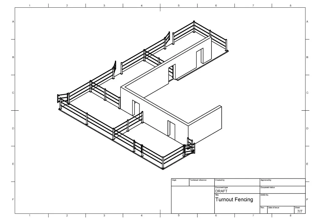 Turnout Fencing - Installation Drawings CAD design.webp